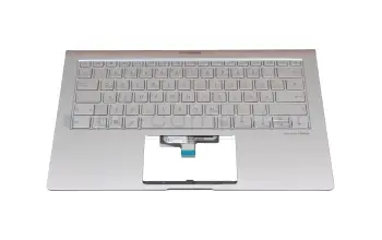 90NB0JQ4-R32GE0 Original Asus Tastatur inkl. Topcase DE (deutsch) silber/silber mit Backlight