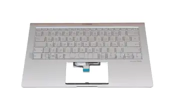 0KNB0-262HG00 Original Asus Tastatur inkl. Topcase DE (deutsch) silber/silber mit Backlight