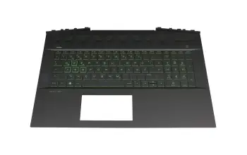 L58645-041 Original HP Tastatur inkl. Topcase DE (deutsch) schwarz/schwarz mit Backlight