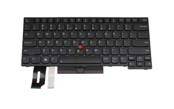 5N20V44217 Original Lenovo Tastatur US (englisch) schwarz/schwarz mit Backlight und Mouse-Stick