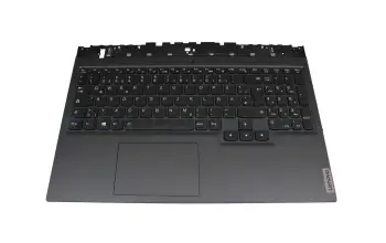5CB1C74780 Original Lenovo Tastatur inkl. Topcase DE (deutsch) schwarz/schwarz mit Backlight