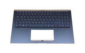 90NB0NK1-R30GE0 Original Asus Tastatur inkl. Topcase DE (deutsch) blau/blau mit Backlight