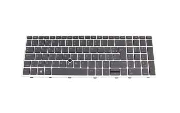 L14366-A1 Original HP Tastatur BE (belgisch) schwarz/silber mit Backlight und Mouse-Stick