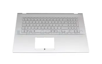 90NB0SZ1-R31GE0 Original Asus Tastatur inkl. Topcase DE (deutsch) silber/silber