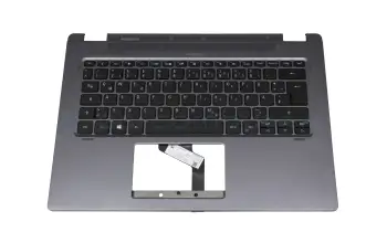 6B.VP4N8.020 Original Acer Tastatur inkl. Topcase DE (deutsch) schwarz/grau mit Backlight