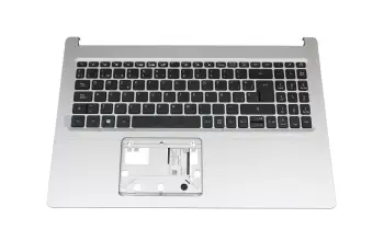 6B.HDEN7.048 Original Acer Tastatur inkl. Topcase SP (spanisch) schwarz/silber
