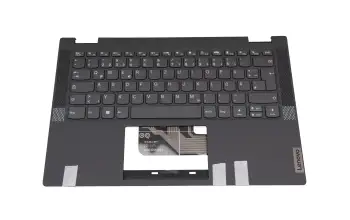 5CB0Y85471 Original Lenovo Tastatur inkl. Topcase DE (deutsch) dunkelgrau/grau (platinum grey)