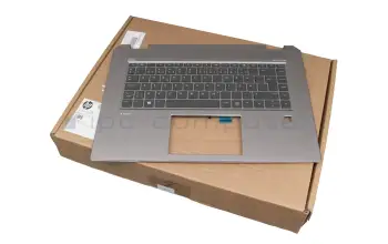 L30668-B71 Original HP Tastatur inkl. Topcase SE / FIN (schwedisch/finnisch) grau/grau mit Backlight