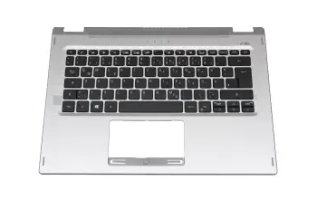 6B.A4EN1.020 Original Acer Tastatur inkl. Topcase DE (deutsch) schwarz/silber mit Backlight