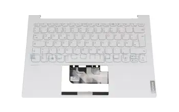 5CB1B07997 Original Lenovo Tastatur inkl. Topcase DE (deutsch) weiß/weiß mit Backlight