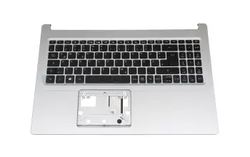 6B.HWCN7.011 Original Acer Tastatur inkl. Topcase DE (deutsch) schwarz/silber mit Backlight
