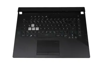 90NR01J3-R31GE0 Original Asus Tastatur inkl. Topcase DE (deutsch) schwarz/transparent/schwarz mit Backlight
