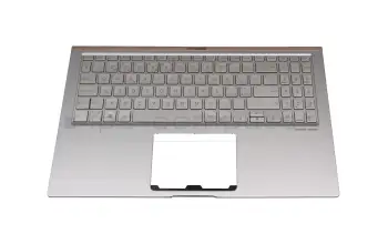 90NB0JX2-R31SF0 Original Asus Tastatur inkl. Topcase SF (schweiz-französisch) silber/silber mit Backlight