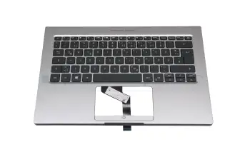 6B.A2RN8.020 Original Acer Tastatur inkl. Topcase DE (deutsch) silber/silber mit Backlight