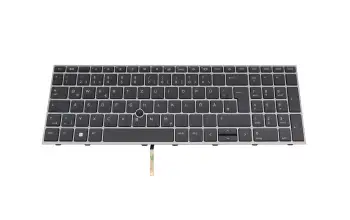 M17094-041 Original HP Tastatur DE (deutsch) dunkelgrau mit Backlight und Mouse-Stick