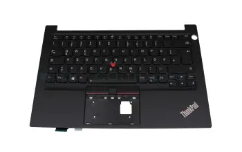 5M10Z27370 Original Lenovo Tastatur inkl. Topcase DE (deutsch) schwarz/schwarz mit Backlight und Mouse-Stick