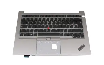 5M11H26521 Original Lenovo Tastatur inkl. Topcase DE (deutsch) schwarz/silber mit Backlight und Mouse-Stick