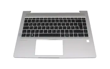 L65224-041 Original HP Tastatur inkl. Topcase DE (deutsch) schwarz/silber mit Backlight