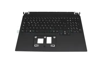 40083457 Original Medion Tastatur inkl. Topcase DE (deutsch) schwarz/schwarz mit Backlight