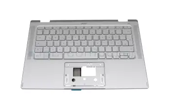 6B.AHBN7.011 Original Acer Tastatur DE (deutsch) silber