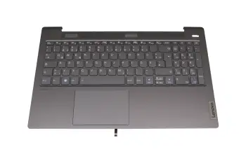 5CB1A29223 Original Lenovo Tastatur inkl. Topcase DE (deutsch) grau/grau mit Backlight