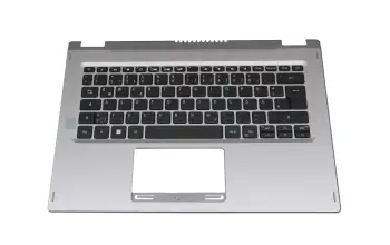 6B.ABFN1.020 Original Acer Tastatur inkl. Topcase DE (deutsch) schwarz/silber