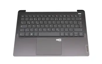 5CB1C04901 Original Lenovo Tastatur inkl. Topcase DE (deutsch) grau/grau mit Backlight