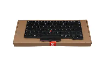 5N20W67843 Original Lenovo Tastatur DE (deutsch) schwarz mit Backlight und Mouse-Stick