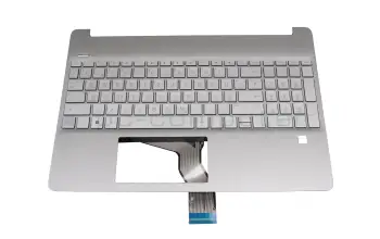 L63578-041 Original HP Tastatur inkl. Topcase DE (deutsch) silber/silber