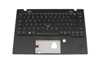 5M11H41876 Original Lenovo Tastatur inkl. Topcase DE (deutsch) schwarz/schwarz mit Backlight und Mouse-Stick