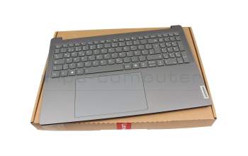 5CB1N62229 Original Lenovo Tastatur inkl. Topcase DE (deutsch) grau/grau mit Backlight