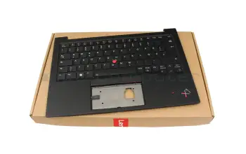 5M11K07692 Original Lenovo Tastatur inkl. Topcase DE (deutsch) schwarz/schwarz mit Backlight und Mouse-Stick