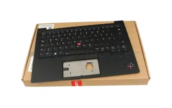 5M11K07685 Original Lenovo Tastatur inkl. Topcase DE (deutsch) schwarz/schwarz mit Backlight und Mouse-Stick (WLAN)