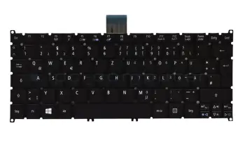 Tastatur DE (deutsch) schwarz original für Acer TravelMate B1 (TMB113-M)