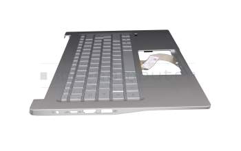 102-016M2LHA03 Original Acer Tastatur inkl. Topcase DE (deutsch) silber/silber mit Backlight