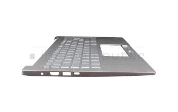 102-019K2LHB01 Original Acer Tastatur inkl. Topcase DE (deutsch) silber/silber mit Backlight