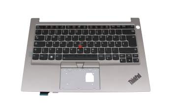 10A27402000R3 Original Lenovo Tastatur inkl. Topcase DE (deutsch) schwarz/silber mit Backlight und Mouse-Stick