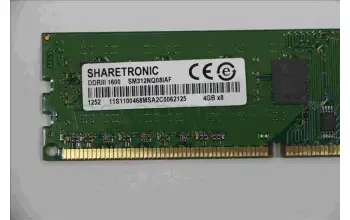 Lenovo 1100468 Arbeitsspeicher Mic_S D9PFJ 4GB D3-1600