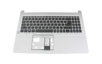 1160027CKC01 Original Acer Tastatur inkl. Topcase DE (deutsch) schwarz/silber