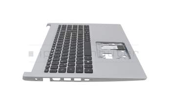 1160027CKC01 Original Acer Tastatur inkl. Topcase DE (deutsch) schwarz/silber