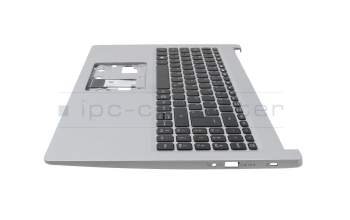 1160027CKC01 Original Acer Tastatur inkl. Topcase DE (deutsch) schwarz/silber