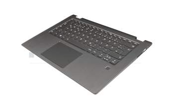 12935314 Original Lenovo Tastatur inkl. Topcase DE (deutsch) grau/grau mit Backlight