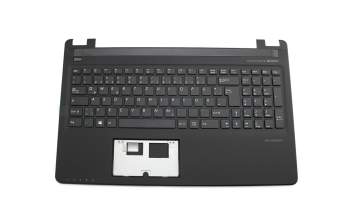 13N0-1BA3211 Original Medion Tastatur inkl. Topcase DE (deutsch) schwarz/schwarz inkl. roten WASD-Pfeilen