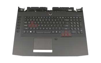 13N0-F4M0111 Original Acer Tastatur inkl. Topcase US (englisch) schwarz/schwarz mit Backlight