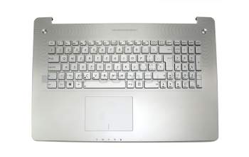 13N0-PTA0211 Original Asus Tastatur inkl. Topcase SF (schweiz-französisch) silber/silber mit Backlight