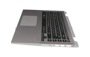 13N1-0DA0A11 Original Medion Tastatur inkl. Topcase DE (deutsch) schwarz/silber mit Backlight