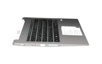 13N1-1ZA0501 Original Acer Tastatur inkl. Topcase DE (deutsch) schwarz/silber