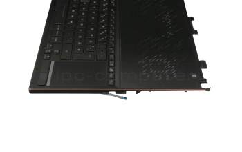 13N1-64A0311 Original Asus Tastatur inkl. Topcase DE (deutsch) schwarz/schwarz mit Backlight