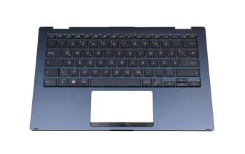 13N1-68A0P01 Original Asus Tastatur inkl. Topcase DE (deutsch) schwarz/blau mit Backlight