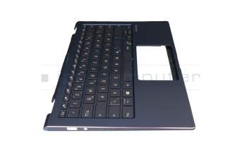 13N1-68A0P01 Original Asus Tastatur inkl. Topcase DE (deutsch) schwarz/blau mit Backlight